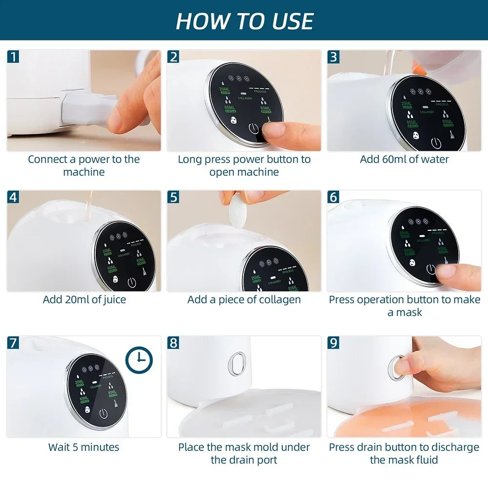 Berry Bare Skin Facial Mask Machine