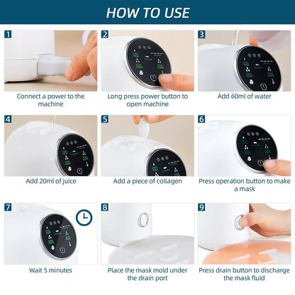 Berry Bare Skin Facial Mask Machine